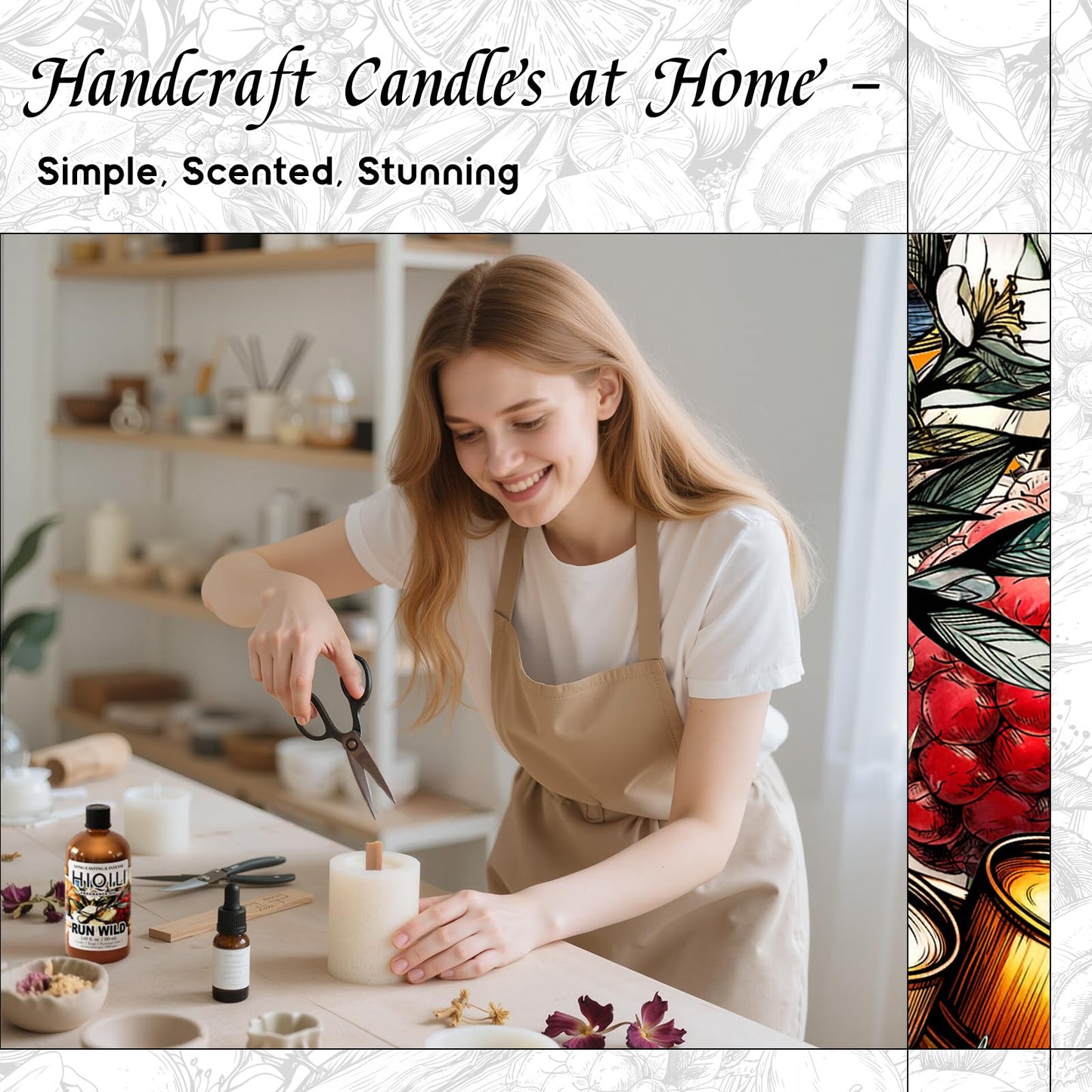 HIQILI Run Wild Fragrance Oil – Candle & Soap Making Inspired by Cl.Klein E-Scape