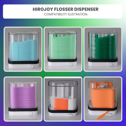 Empty Floss Pick Holder | Portable Flosser Dispenser by HIROJOY
