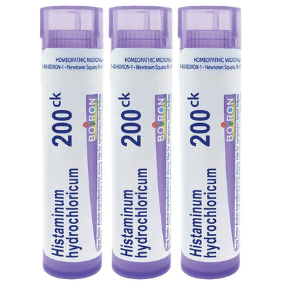 Boiron Histaminum Hydrochloricum 200Ck – Homeopathic Allergy Medicine (Pack of 3, 240 Pellets)