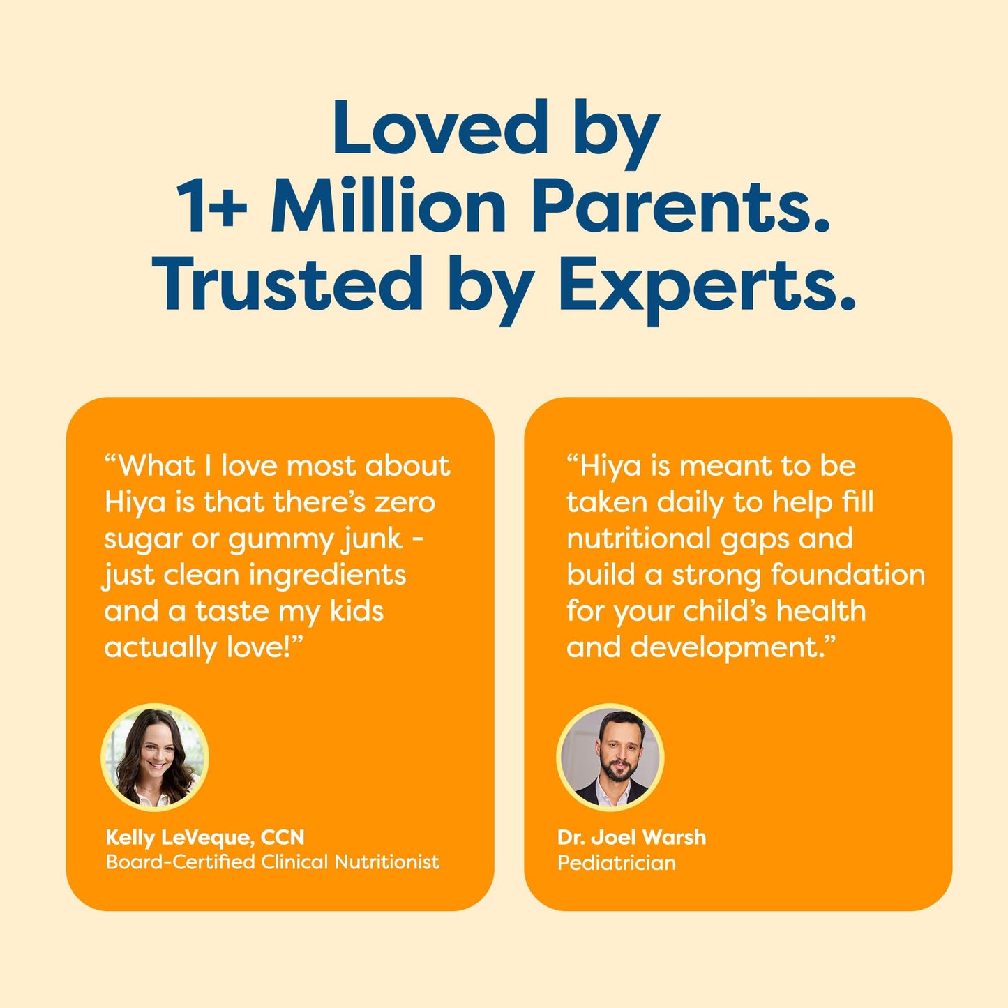 Hiya Kids Immune Support – Vitamin C, Elderberry & Beta Glucans for Ages 2+ | Orange Flavor | 0g Sugar | 20 Sticks