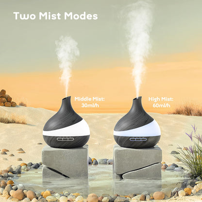 HJTHJT 500ML Essential Oil Diffuser with Remote – 14-Color LED Night Light
