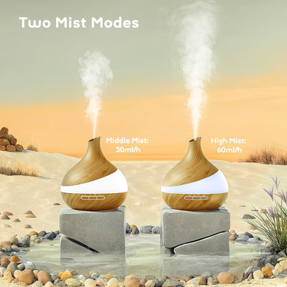 HJTHJT 500ml Essential Oil Diffuser with Remote – 14-Color LED Night Light