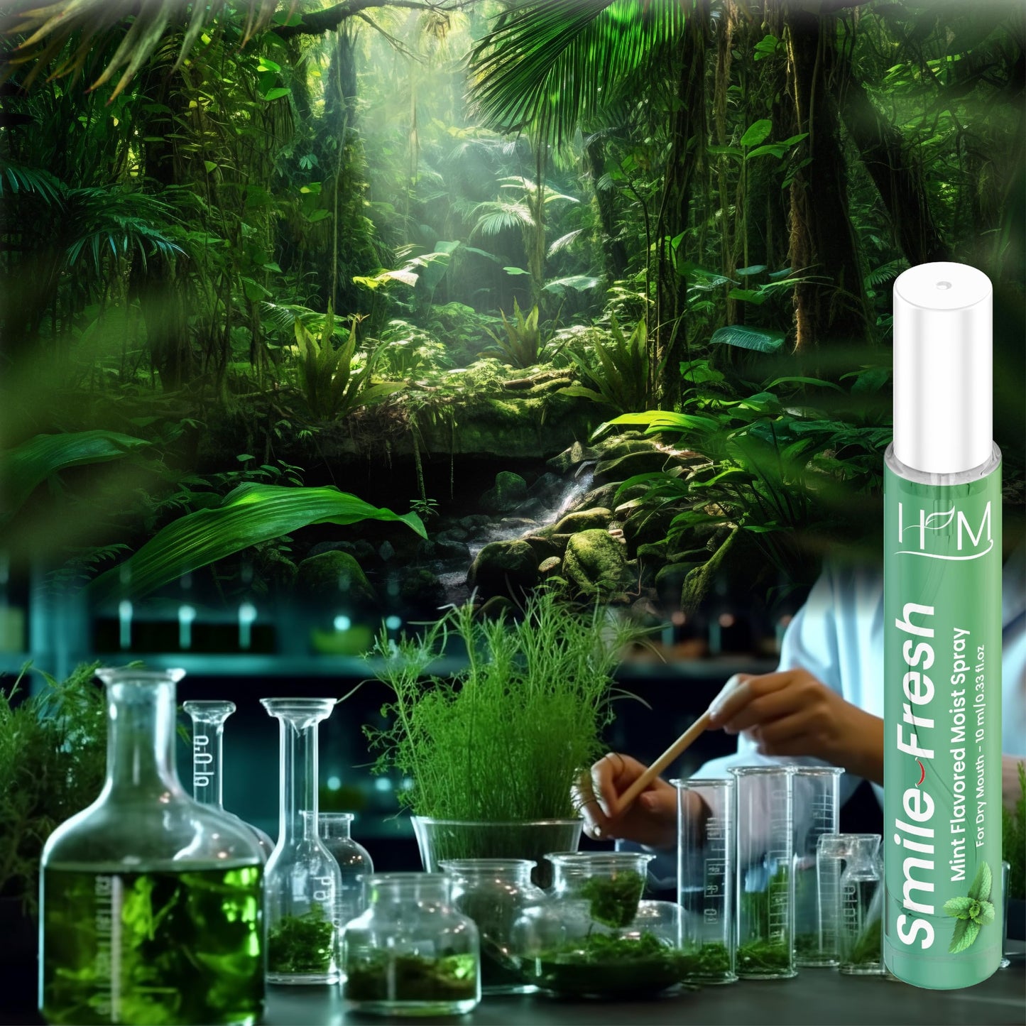 HM Dry Mouth Flavoured Spray Xylitol - Alcohol Free | Hydration & Saliva