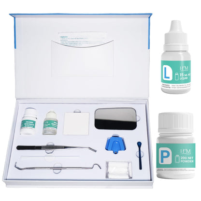 HM Zinc Oxide Eugenol Dental Cement Kit | DIY Self-Curing Tooth Repair & Emergency Care