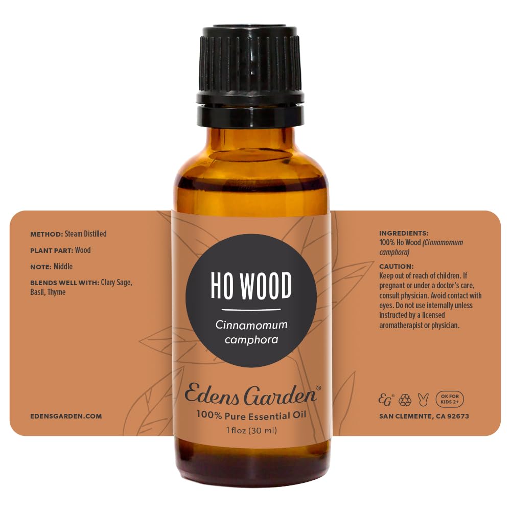 Edens Garden Ho Wood Essential Oil - 100% Pure, Premium Grade, 30 ml