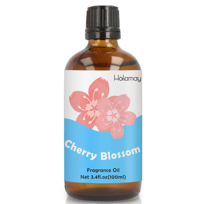 Holamay Cherry Blossom Fragrance Oil 100 ml – Premium Floral Fragrance for Candles, Soaps & Diffusers