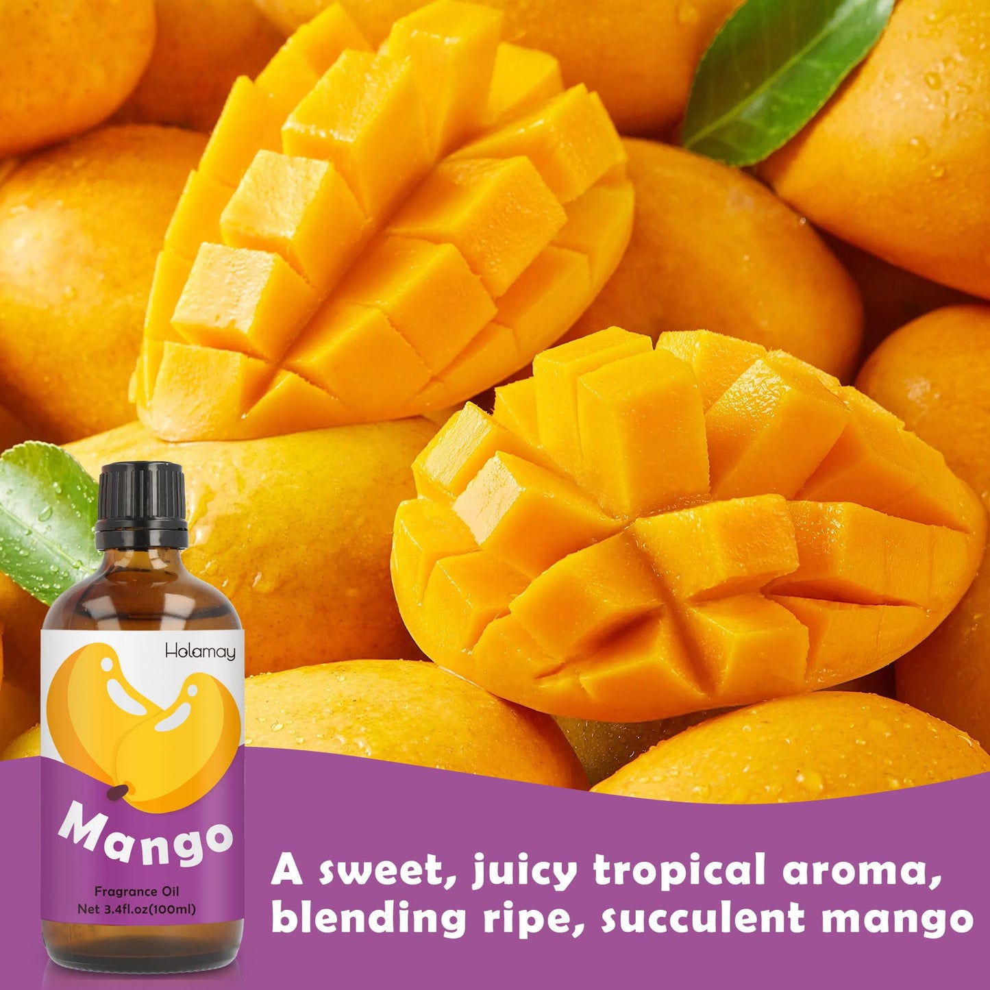 Homalay Mango Fragrance Oil 100 ml — For Candles, Soaps, Diffusers & DIY Projects