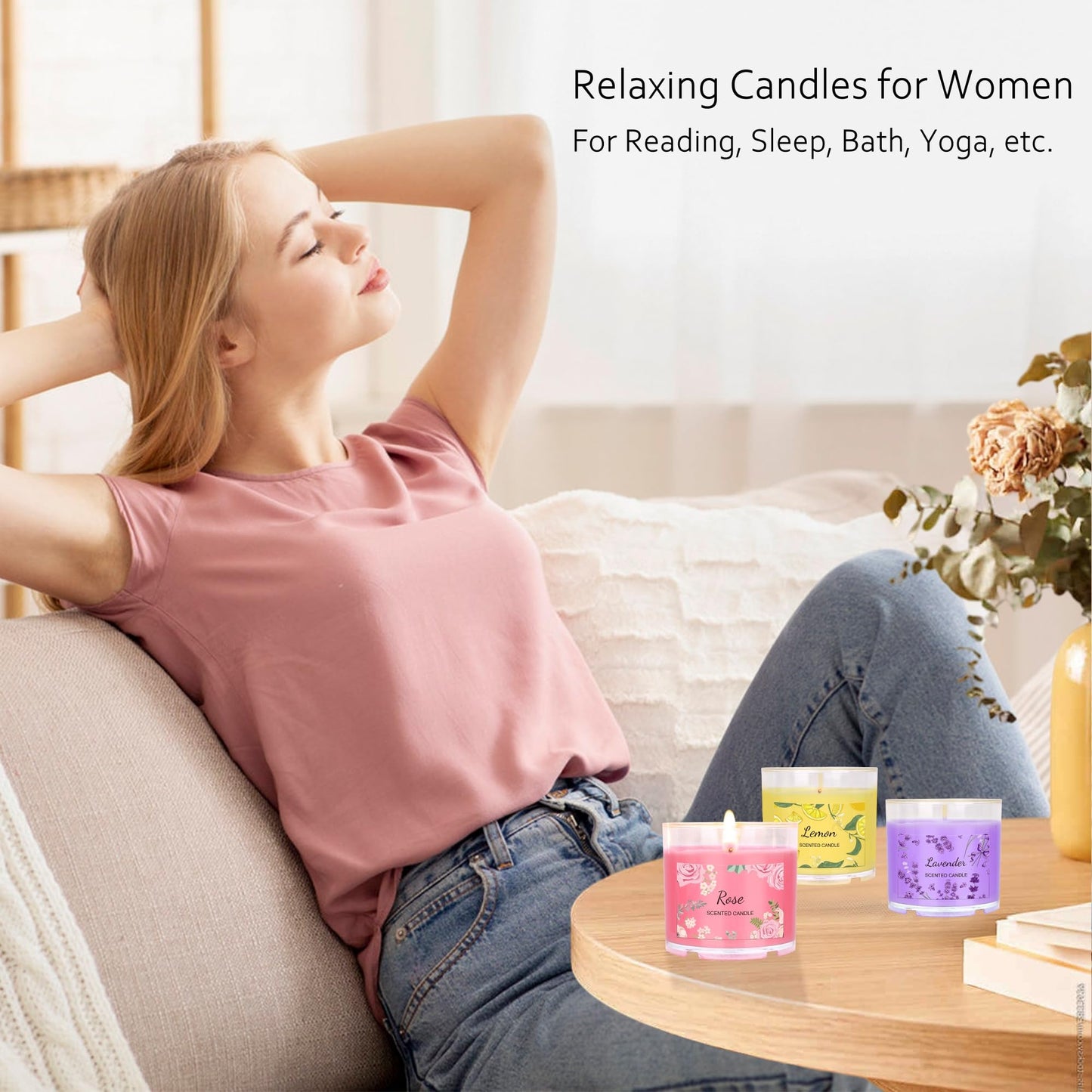 Scented Candles for Home - 12 Pack Soy Candles Gift Set for Women | Mother's Day & Holidays