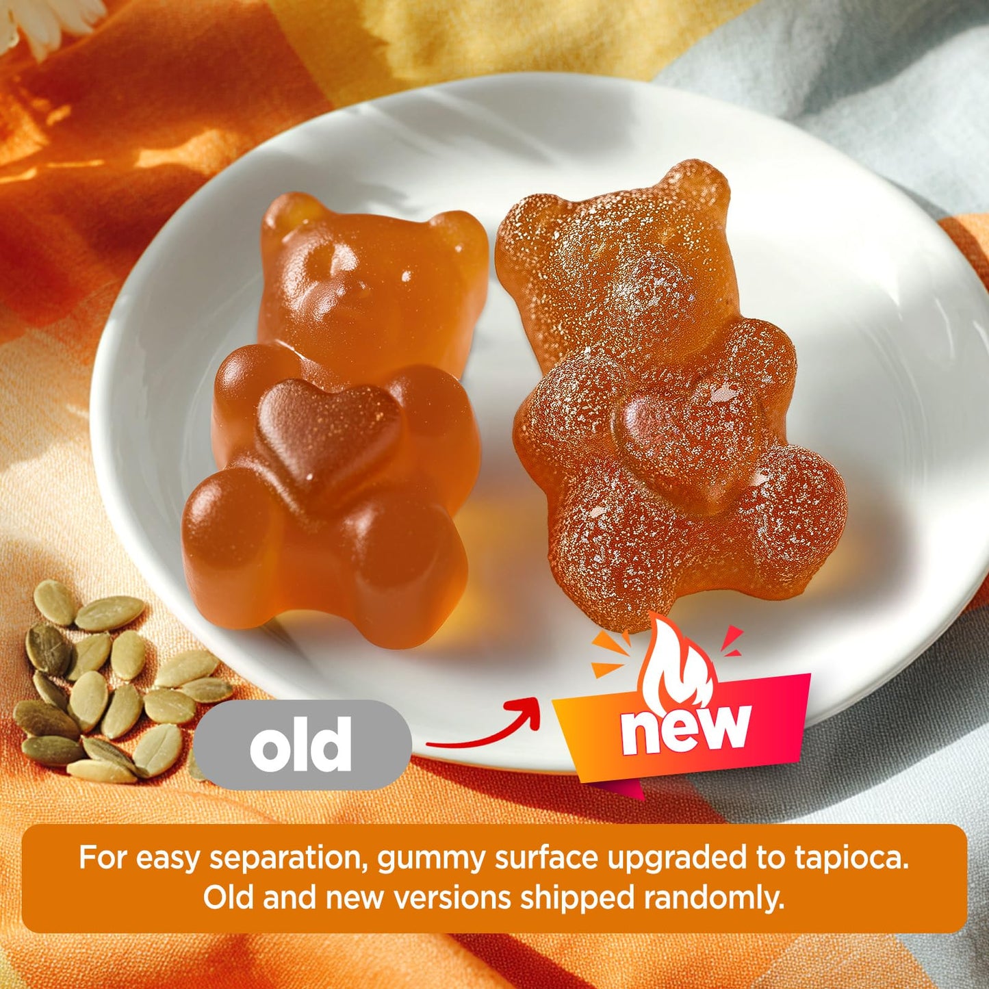 HOLLEGEND Pumpkin Seed Oil Gummies with Saw Palmetto – Hair & Prostate Health