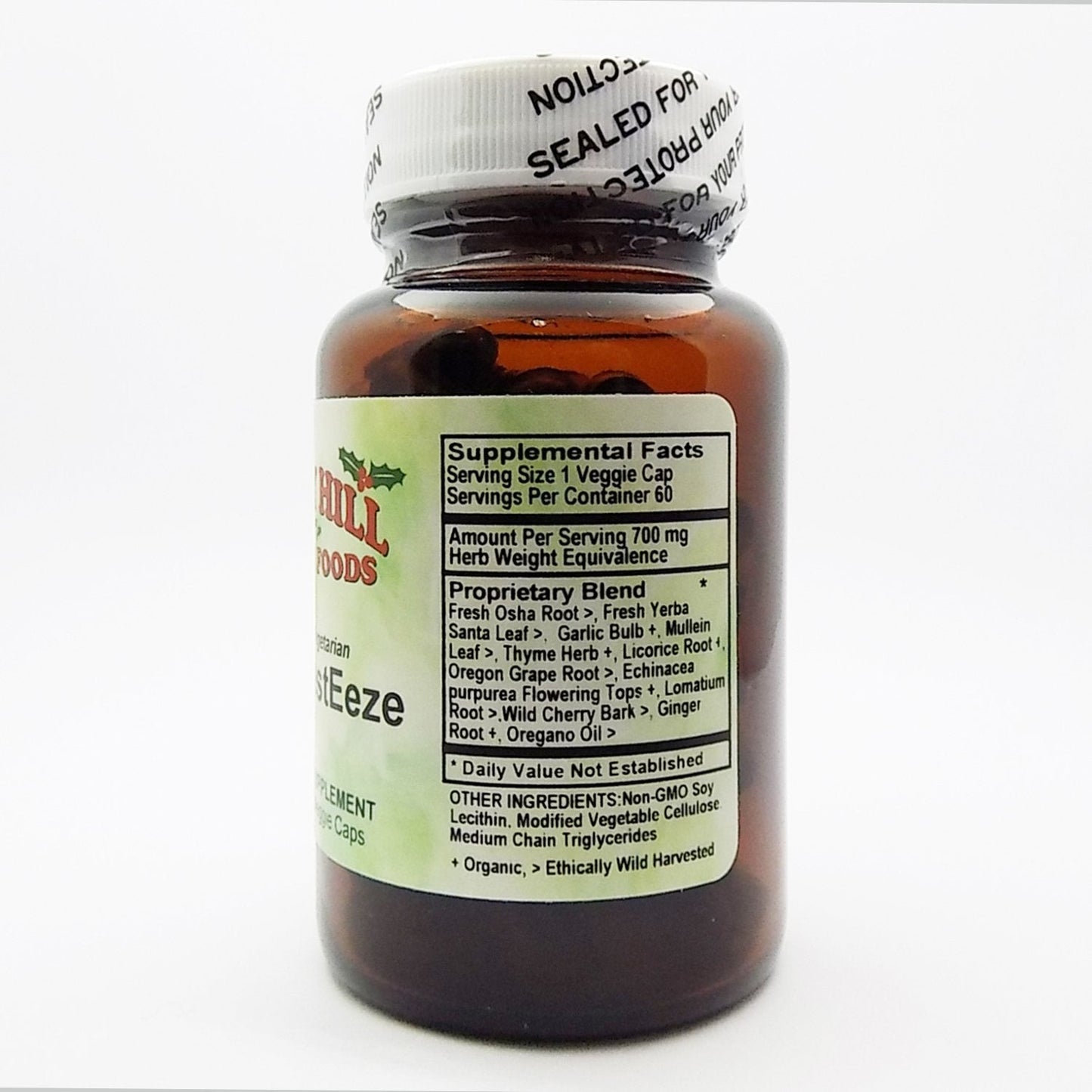 Holly Hill Health Foods CongestEeze – 60 Liquid Vegetarian Capsules | Lung Support