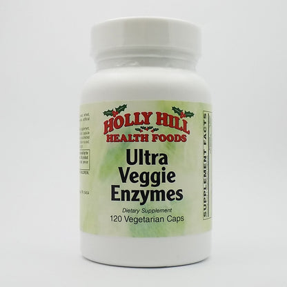 Holly Hill Health Foods Ultra Veggie Enzymes - 120 Vegetarian Capsules