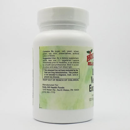 Holly Hill Health Foods Ultra Veggie Enzymes - 120 Vegetarian Capsules