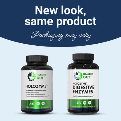 Healthy Gut HoloZyme Max Strength Digestive Enzymes – 15 Servings
