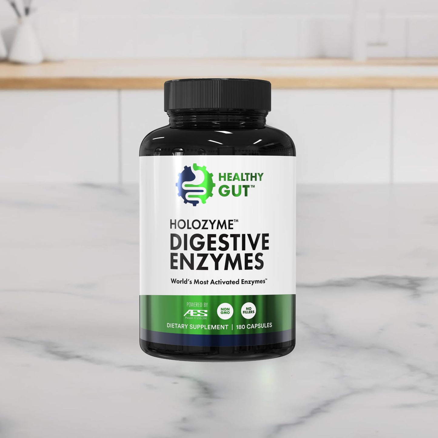 Healthy Gut HoloZyme Max Strength Digestive Enzymes – 15 Servings