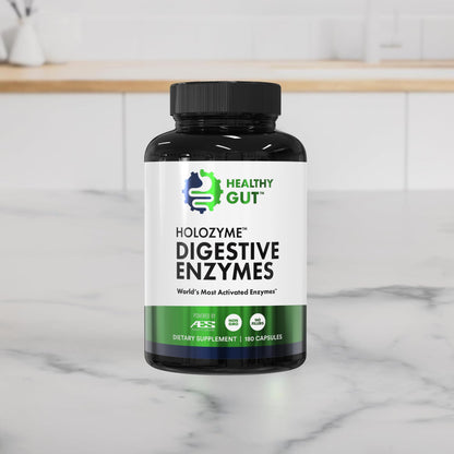 Healthy Gut HoloZyme Max Strength Digestive Enzymes – 15 Servings
