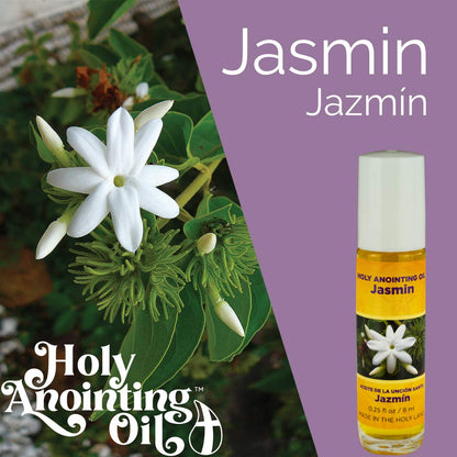 Jasmin Holy Land Anointing Oil – Jerusalem 1/4 oz Roller | Gift for Clergy