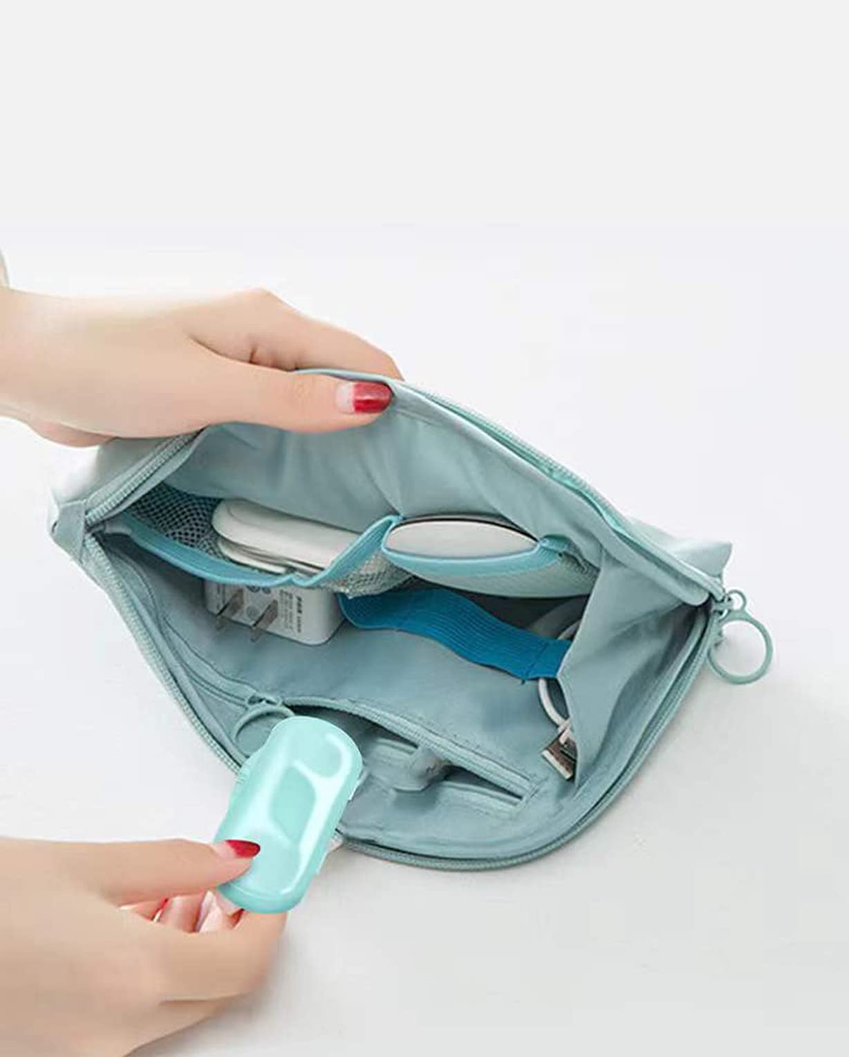 Holy Rose Travel Dental Floss Case - Portable Micro Floss Picks (100 Count)