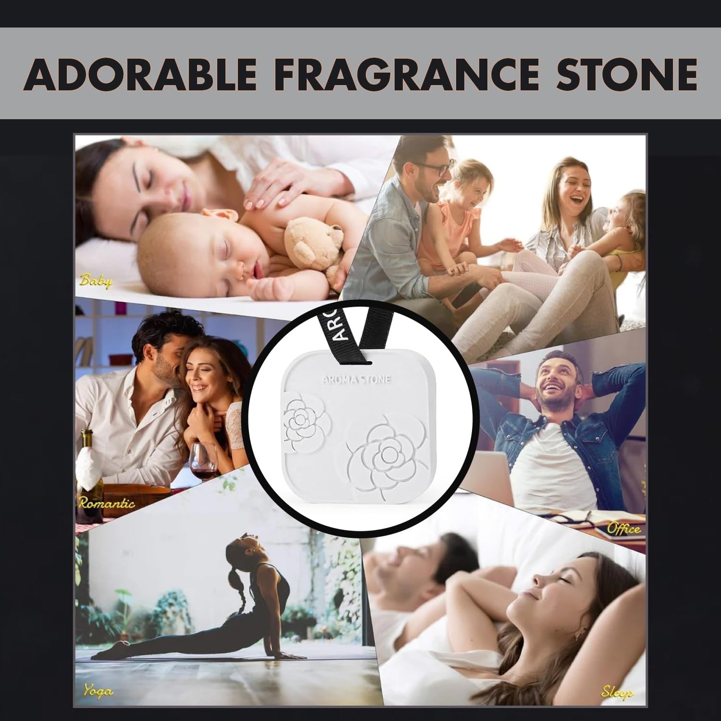 HOME ARCHIVE Aroma Diffuser – Fig Fragrance (Camellia Stone, Light Grey)