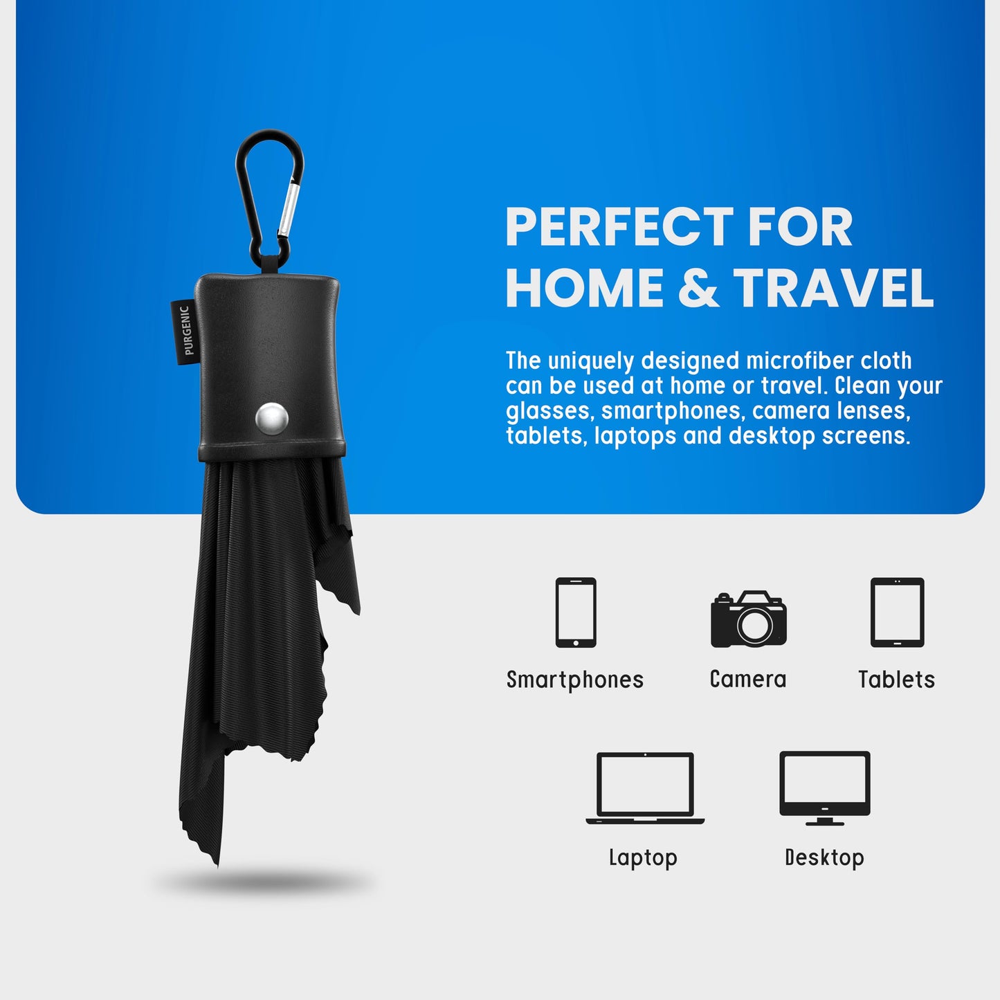 Microfiber Glasses Cloth 1 Pack | Lens & Screen Cleaning