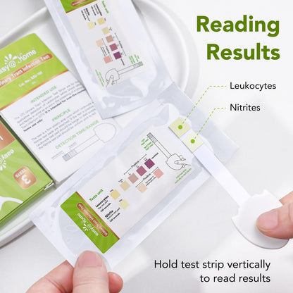 Easy@Home UTI Test Kit – Women’s UTI Strips (9 Pack) Leukocytes & Nitrites, OTC