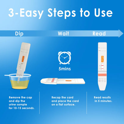 10 Pack Nicotine Testing Kit: Cotinine Urine Test at Home – Instant, Accurate & Easy to Use