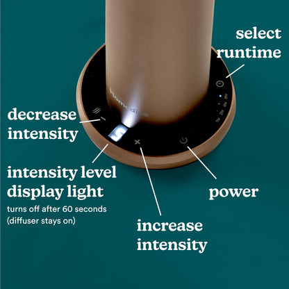 Homedics SereneScent Waterless Diffuser – Champagne, Patented Air Diffusion