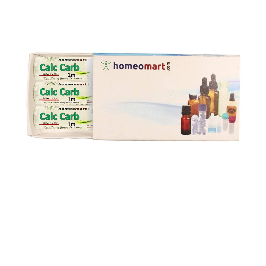 Homeomart.com Calcarea Carbonica Homeopathy Pellets 1M Potency – Pack of 3