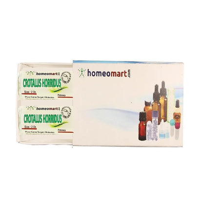 Crotalus Horridus 200C Homeopathy Pellets – Pack of 2 | Homeomart