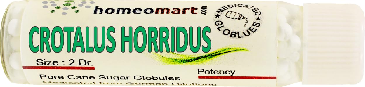 Crotalus Horridus 200C Homeopathy Pellets – Pack of 2 | Homeomart