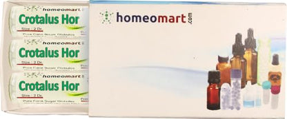 Crotalus Horridus Homeopathy Pellets 30C – Pack of 3 | Homeomart