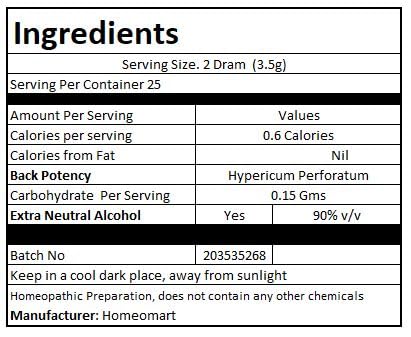 Hypericum Perforatum Homeopathy Pellets 30C Potency – Pack of 3 | homeomart.com