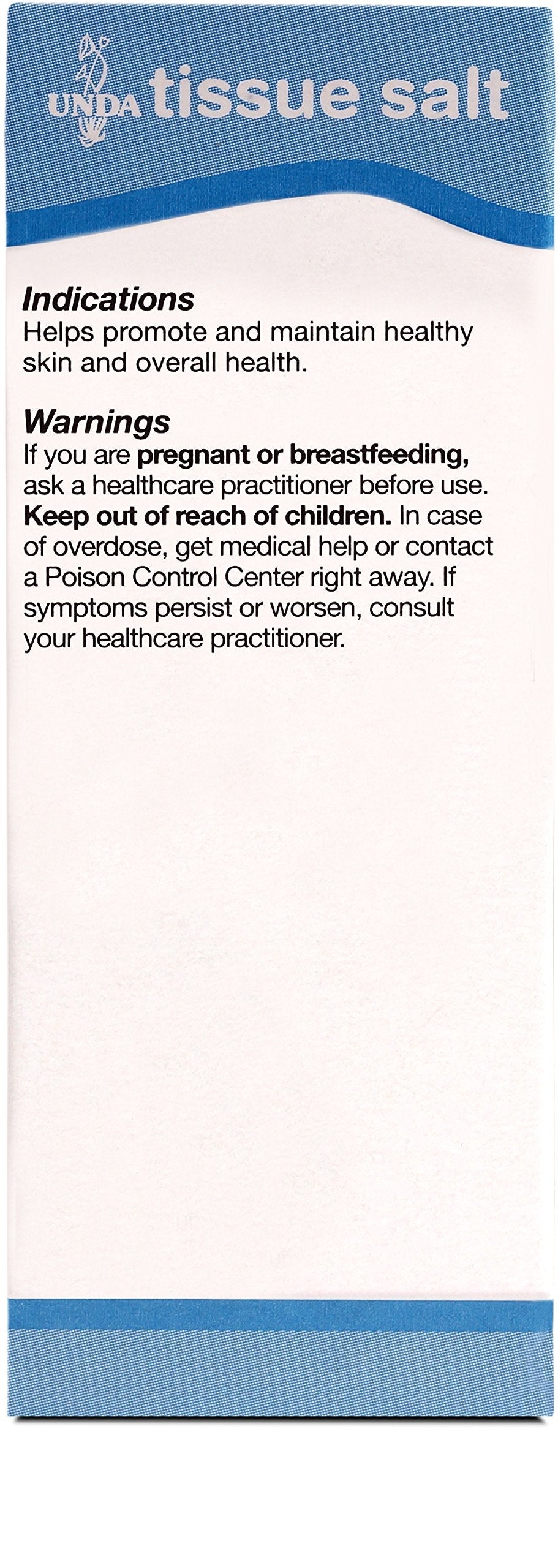 UNDA Kalium Muriaticum 6X – Homeopathic Skin Support | 100 Tablets