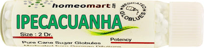 homeomart.com Ipecacuanha Homeopathy Pellets (Pills) in 6C Potency, Pack of 3