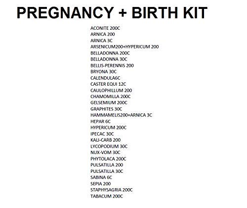 Homeopathy Pregnancy & Birth Care Kit – Dr. Banerji Protocols, 29 Remedies in Easy Carry Case