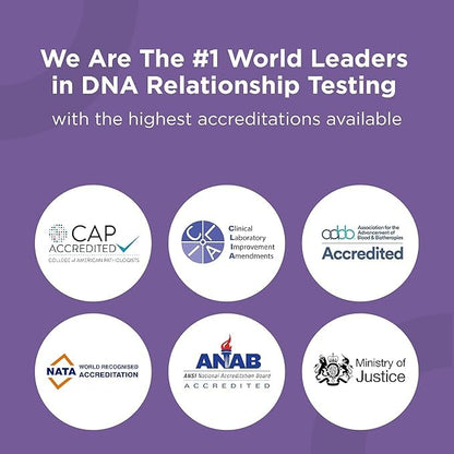 HomePaternity DNA Paternity Testing for Child and Father, FedEx Return, Over 99.99% Confidence, All Fees Included, Fast Results