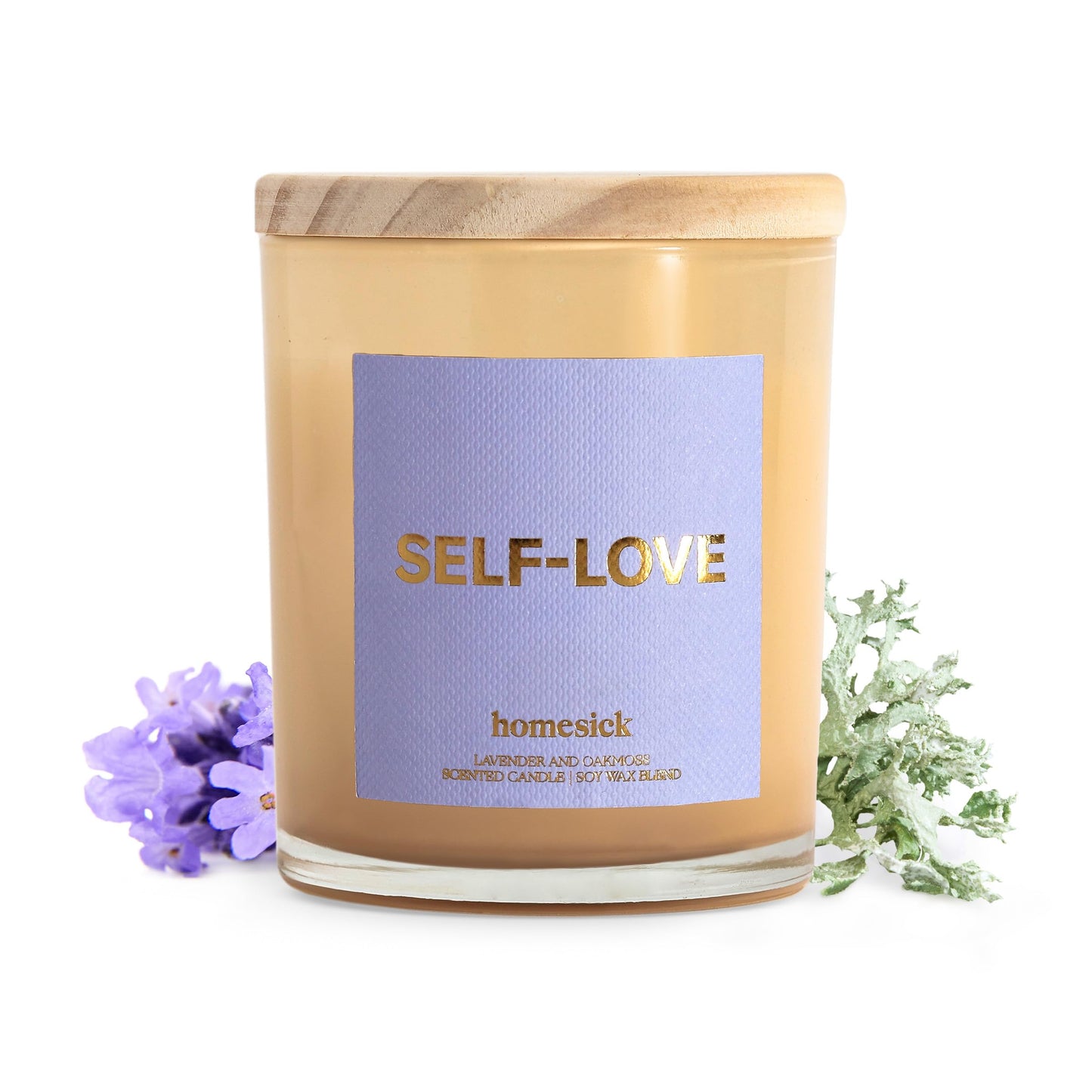 Homesick Self Love Starter Candle – Eucalyptus & Lavender, 7.5 oz Soy Wax