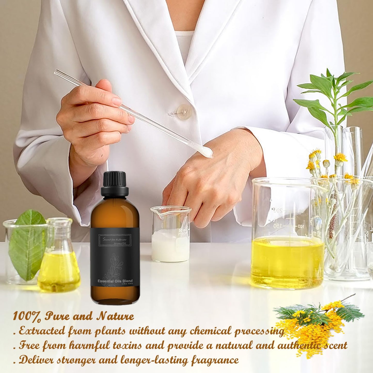 Homnas Serenity Meadows 100ML Essential Oil – Westin-Inspired Hotel Diffuser Scent