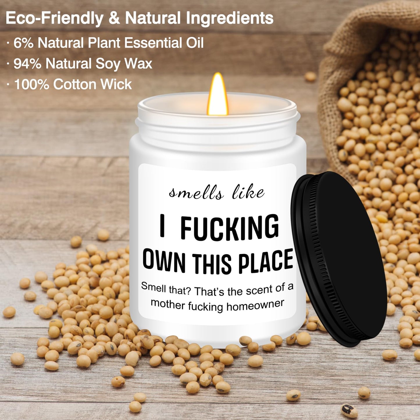 Homsolver Lavender Candles – Funny Housewarming Gifts