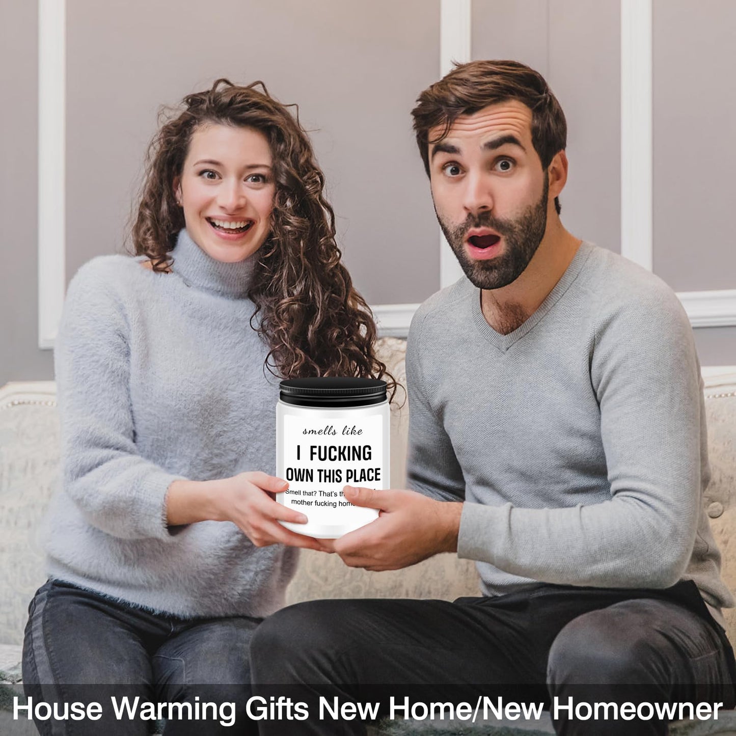 Homsolver Lavender Candles – Funny Housewarming Gifts