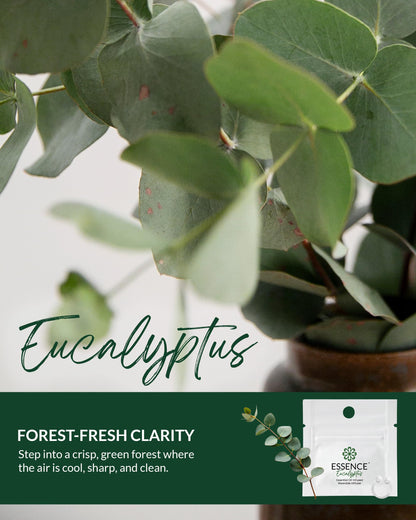 HONÉ Essence Wearable Aromatherapy Nasal Diffuser – Eucalyptus Inhaler for Stress & Mood Support | Made in USA, Travel-Friendly