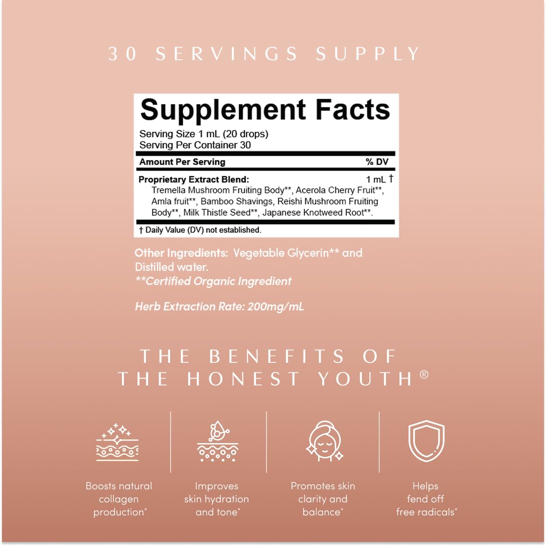 Apothékary The Honest Youth: Collagen & Skin Support Drops