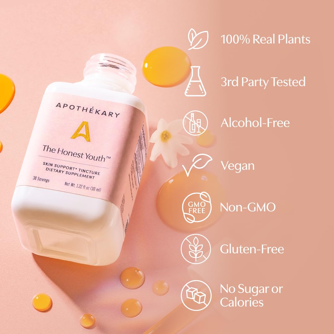 Apothékary The Honest Youth: Collagen & Skin Support Drops