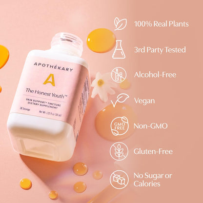 Apothékary The Honest Youth: Collagen & Skin Support Drops
