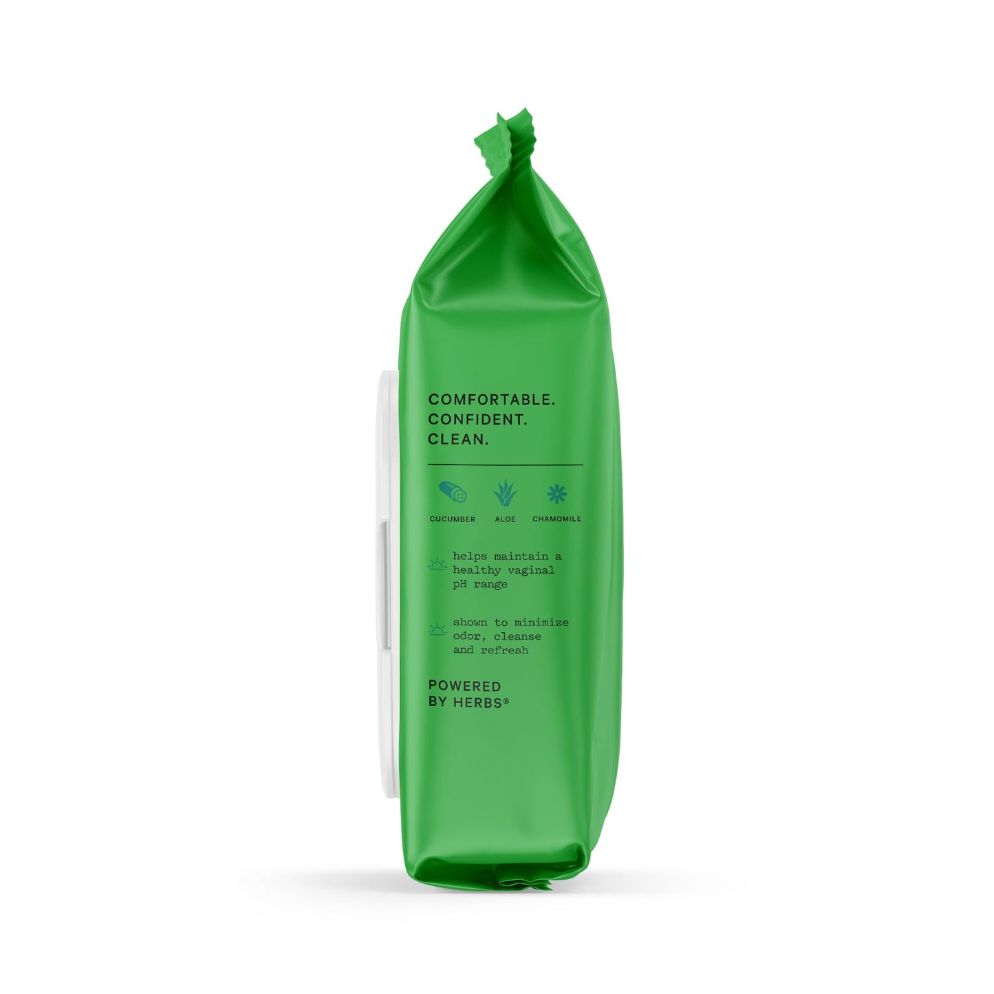 The Honey Pot Company Cucumber Aloe Feminine Wipes – Daily pH Balancing, Sulfate-Free