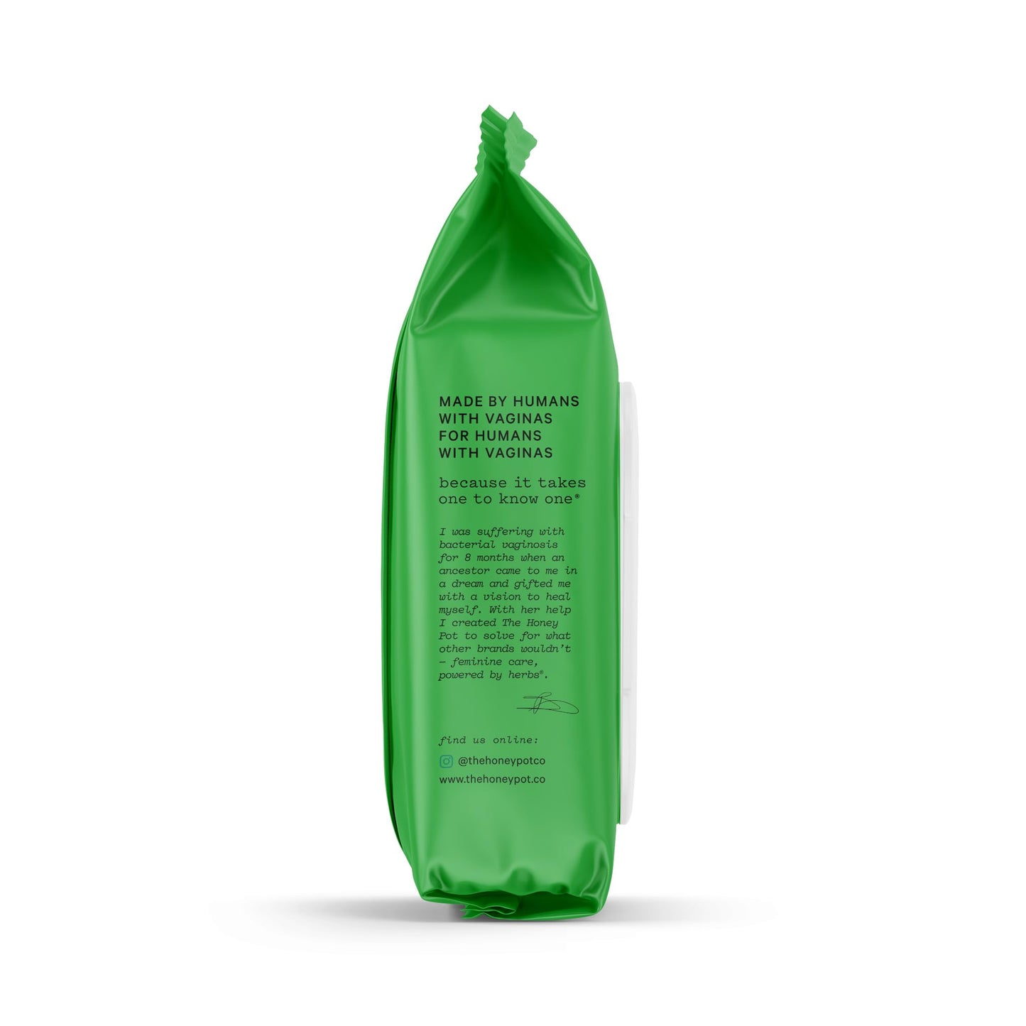 The Honey Pot Company Cucumber Aloe Feminine Wipes – Daily pH Balancing, Sulfate-Free