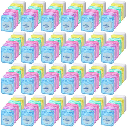 Honeydak 150 Pack Mint Dental Floss Bulk – 50 m Travel Floss for Teeth & Gums