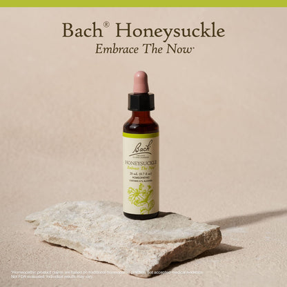 Bach Honeysuckle Original Flower Remedy – Embrace The Now (20mL) – Vegan, Gluten Free