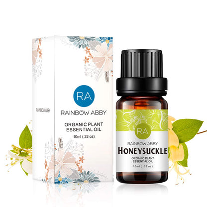 2-Pack Honeysuckle Essential Oil 100% Pure – Organic, 10mL | Diffuser & Skin Care