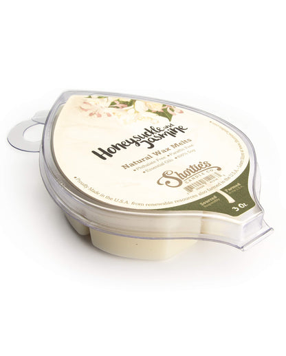 Shortie's Honeysuckle Jasmine Soy Wax Melts - 3oz Bar | 100% Soy, Vegan, Non-Toxic