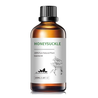 Pure Honeysuckle Essential Oil for Bedtime Serenity – Relaxation, Pillow Mist & Diffuser | Mumianhua 3.38 fl oz